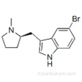 1H-Indole, 5-bromo-3 - [[(2R) -1-metil-2-pirrolidinil] metil] CAS 143322-57-0